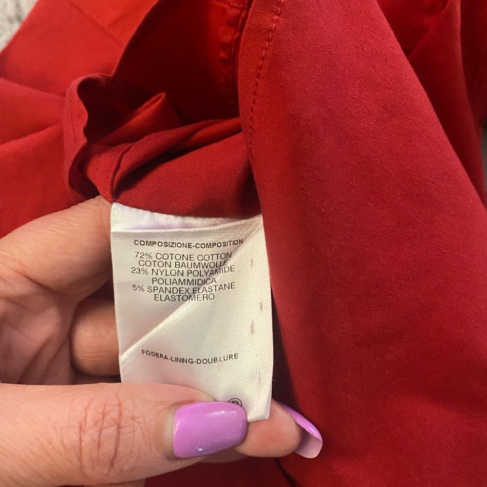 Fendi red shirt blouse, size 38(S) - Picture 10 of 11